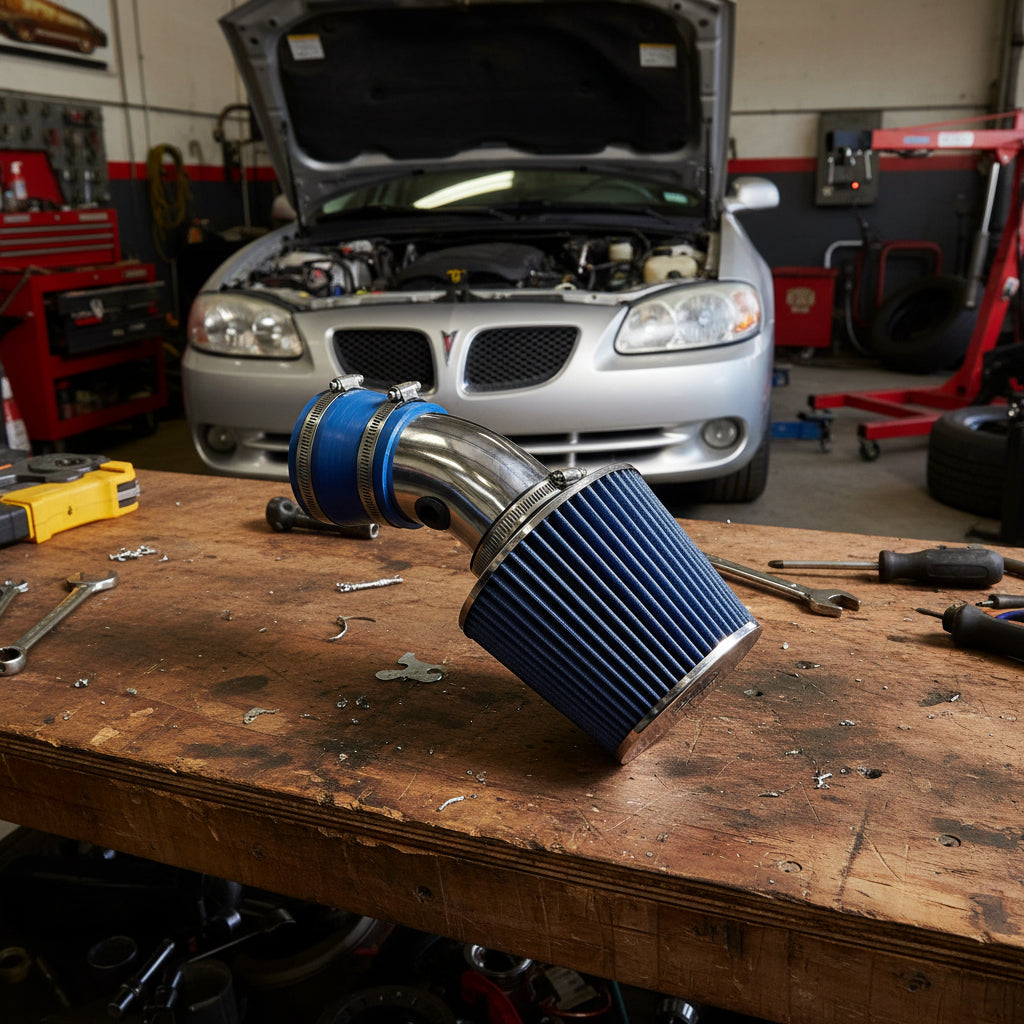 Ram Air Intake Kit for Pontiac Bonneville (1995-2005) with 3.8L V6 Engine Blue Default Title