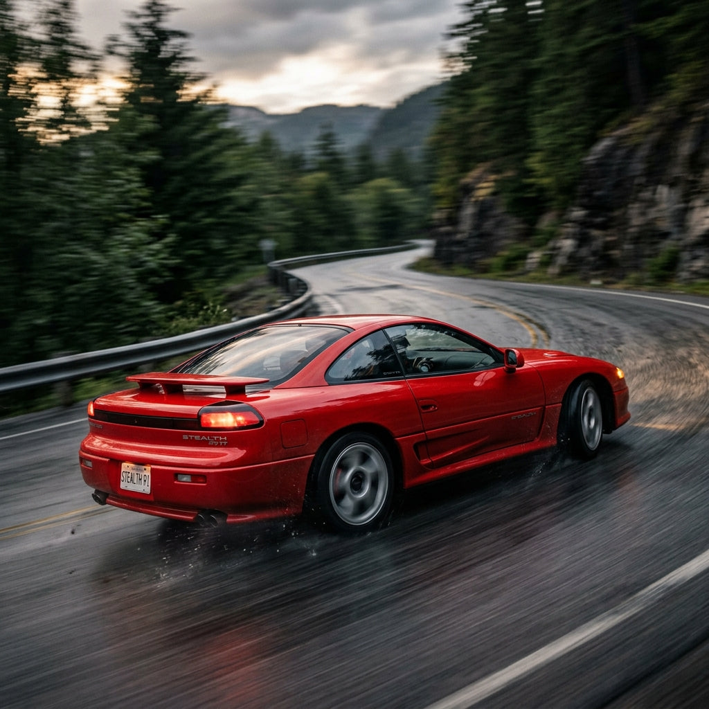 Action Shot: Dodge Stealth Driving Fast
