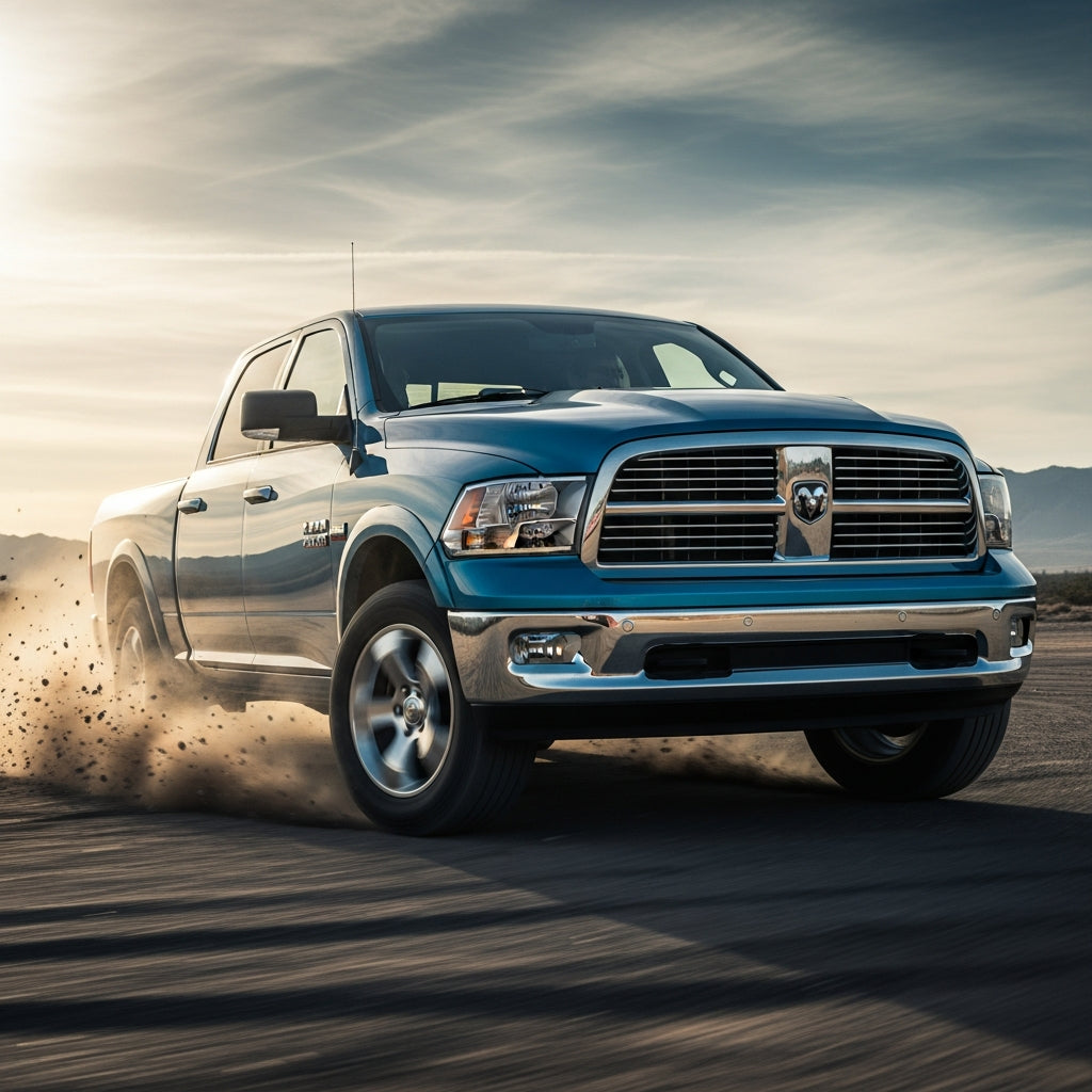 Action Shot: Dodge, RAM 1500, Ram 1500, 2500, Ram 2500, 3500, Ram 3500 Driving Fast