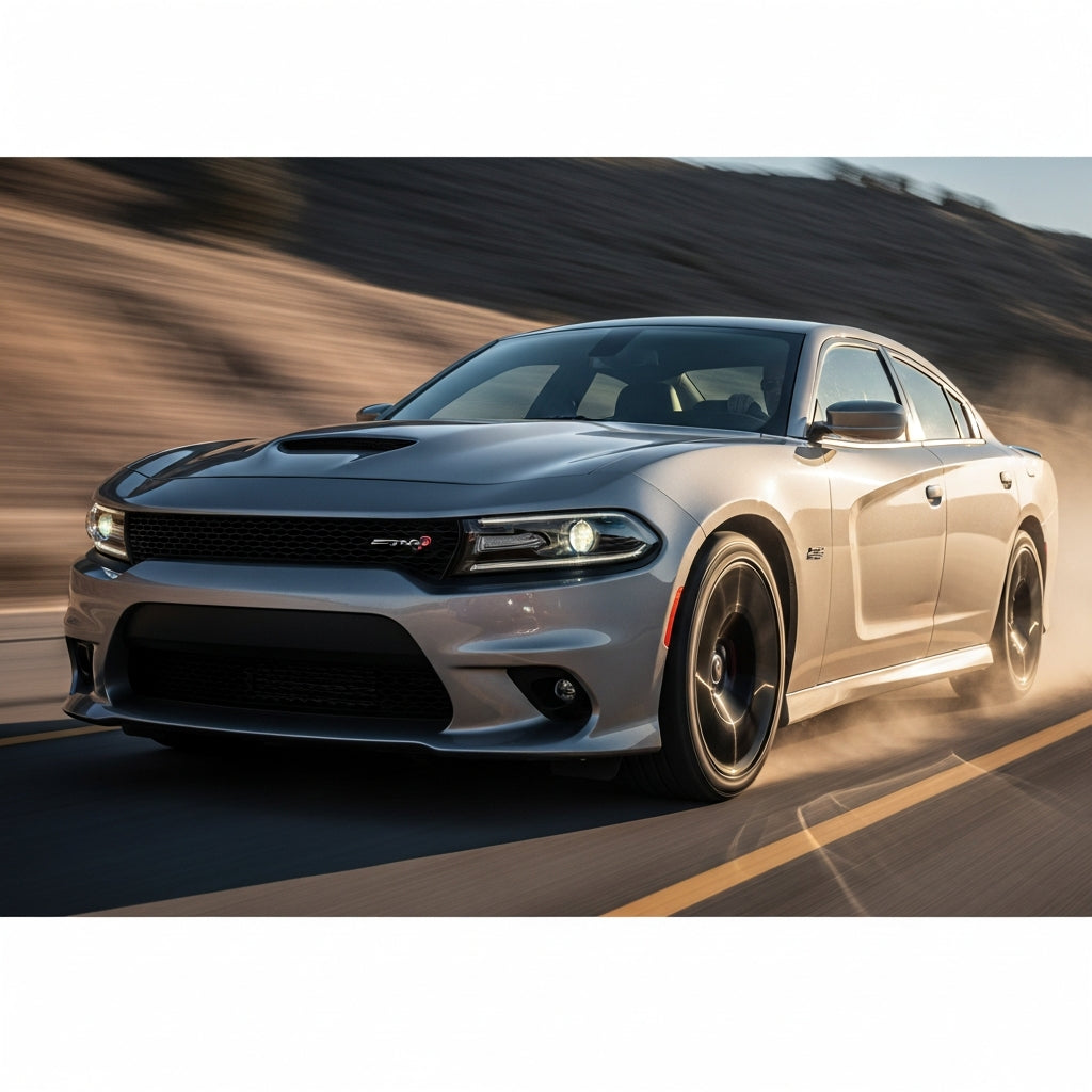 Action Shot: Dodge, RAM, Jeep, Chrysler Charger, Challenger, Magnum, Durango, Ram 1500, Ram 2500, Ram 3500, Grand Cherokee, Commander, 300, Aspen Driving Fast