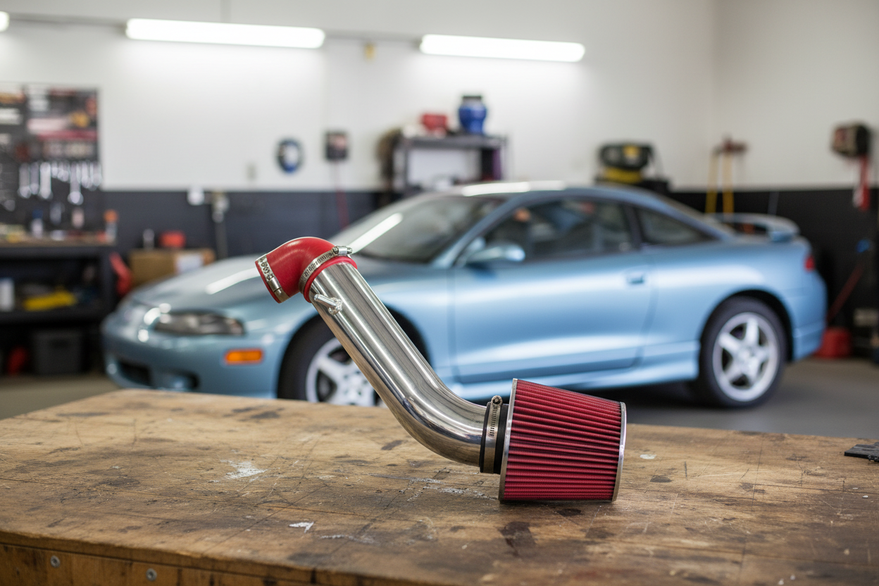 Cold Air Intake for Eagle Talon/Mitsubishi Eclipse (1995-1998) 2.0L L4 Engine Red Default Title