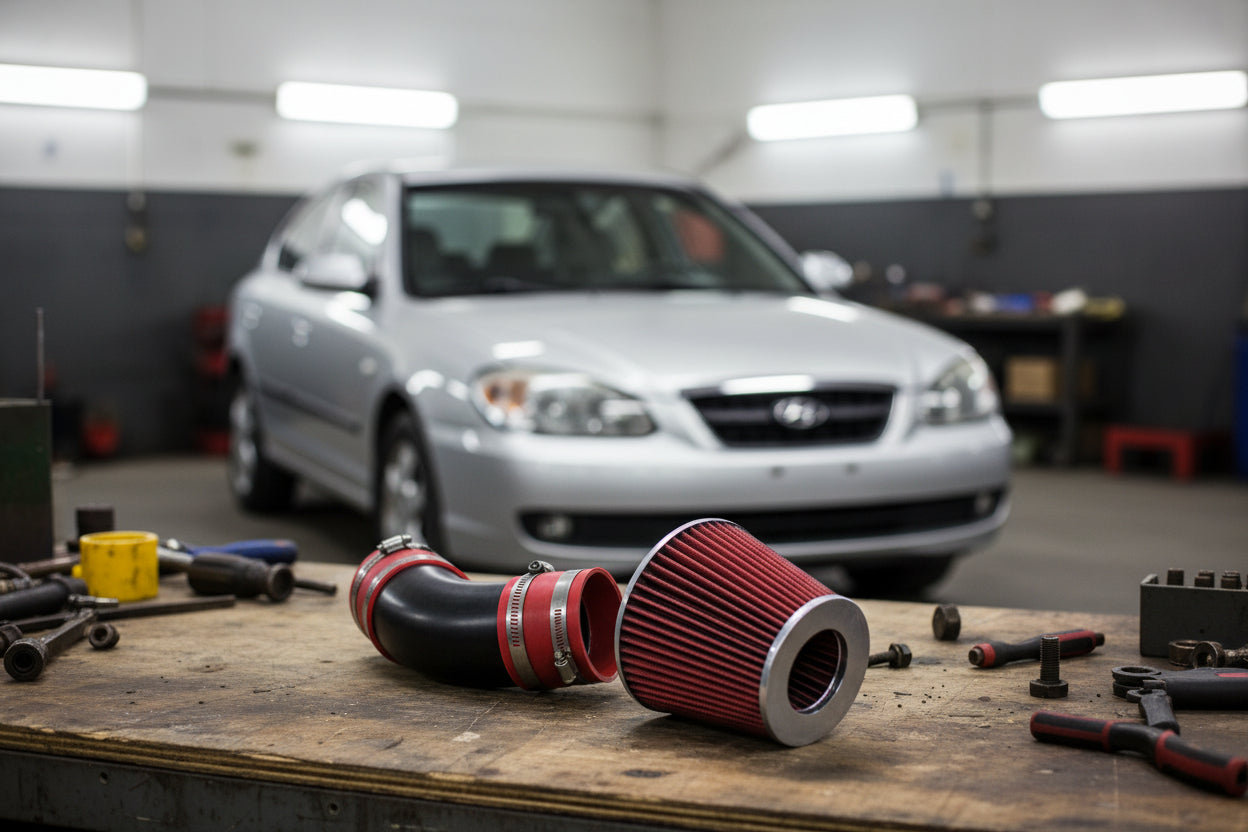 Short Ram Air Intake For Hyundai Elantra (2004-2006) with 2.0L Engine Default Title