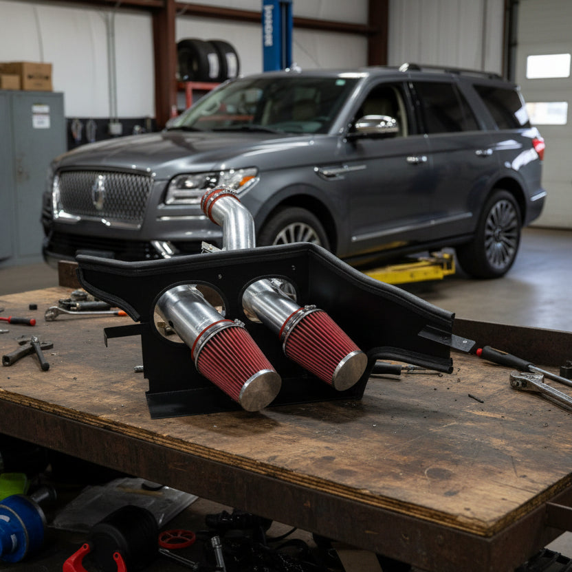 Performance Air Intake For Ford Expedition/Lincoln Navigator (2018-2023) with 3.5L V6 Turbo Engine Chrome Default Title