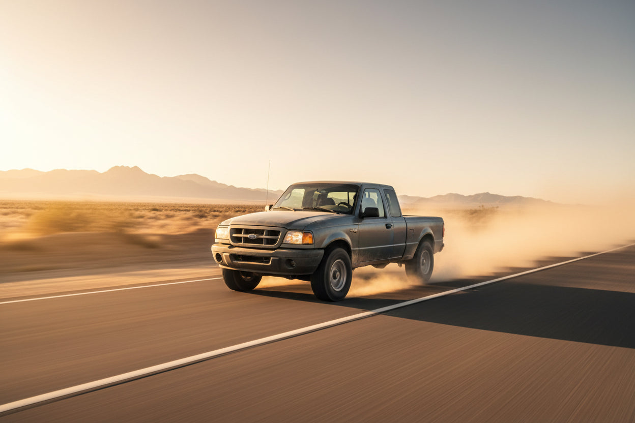 Performance Air Intake For Ford Ranger Mazda B2500 (1998-2001) With 2.5L L4 Engine Black Default Title