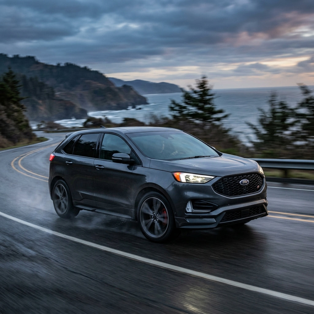 Action Shot: Ford Edge Driving Fast