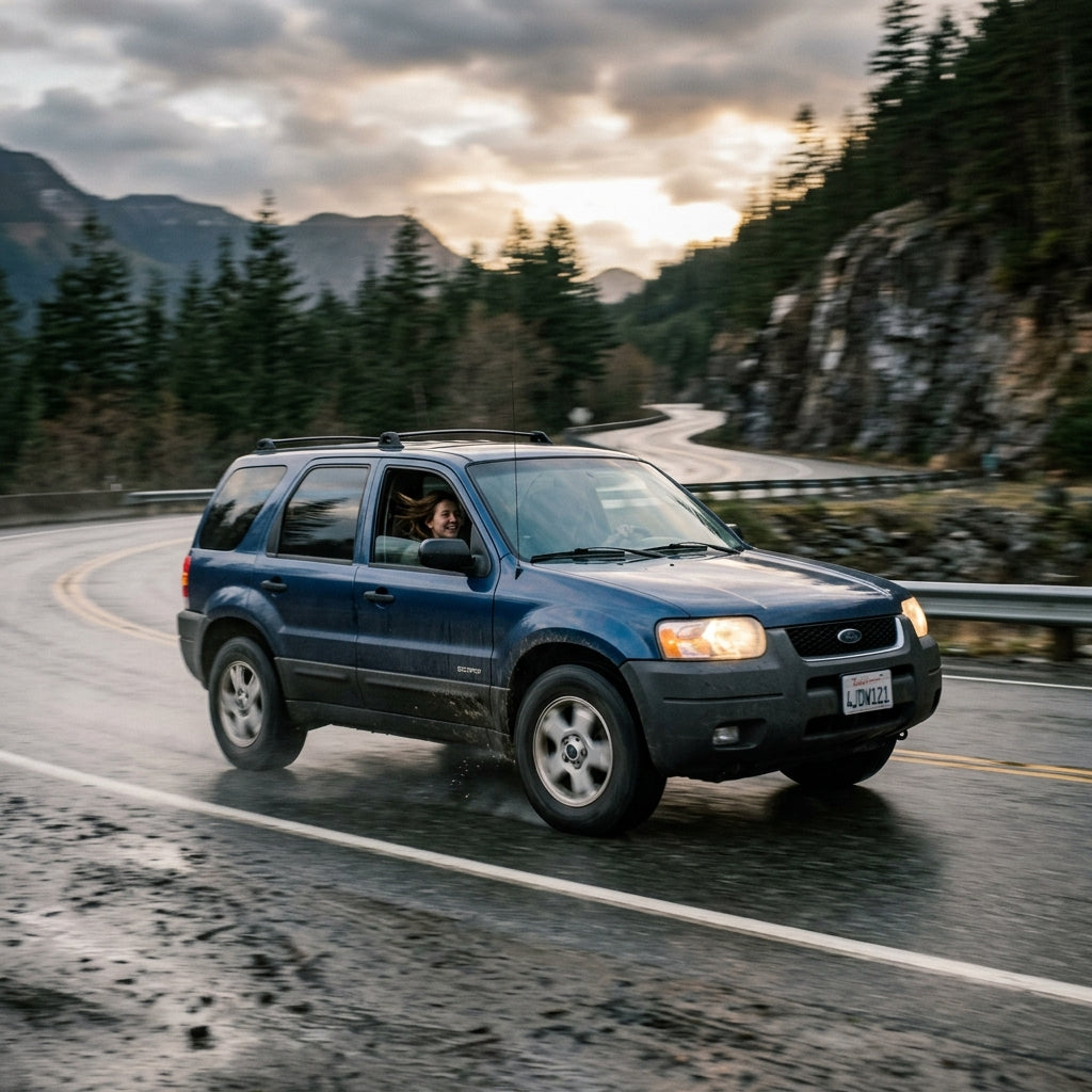 Action Shot: Ford Escape Driving Fast