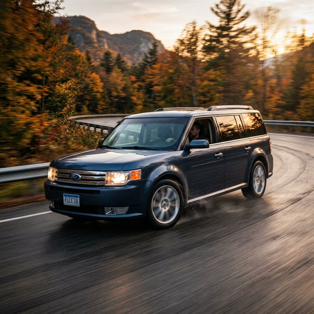 Action Shot: Ford Flex Driving Fast