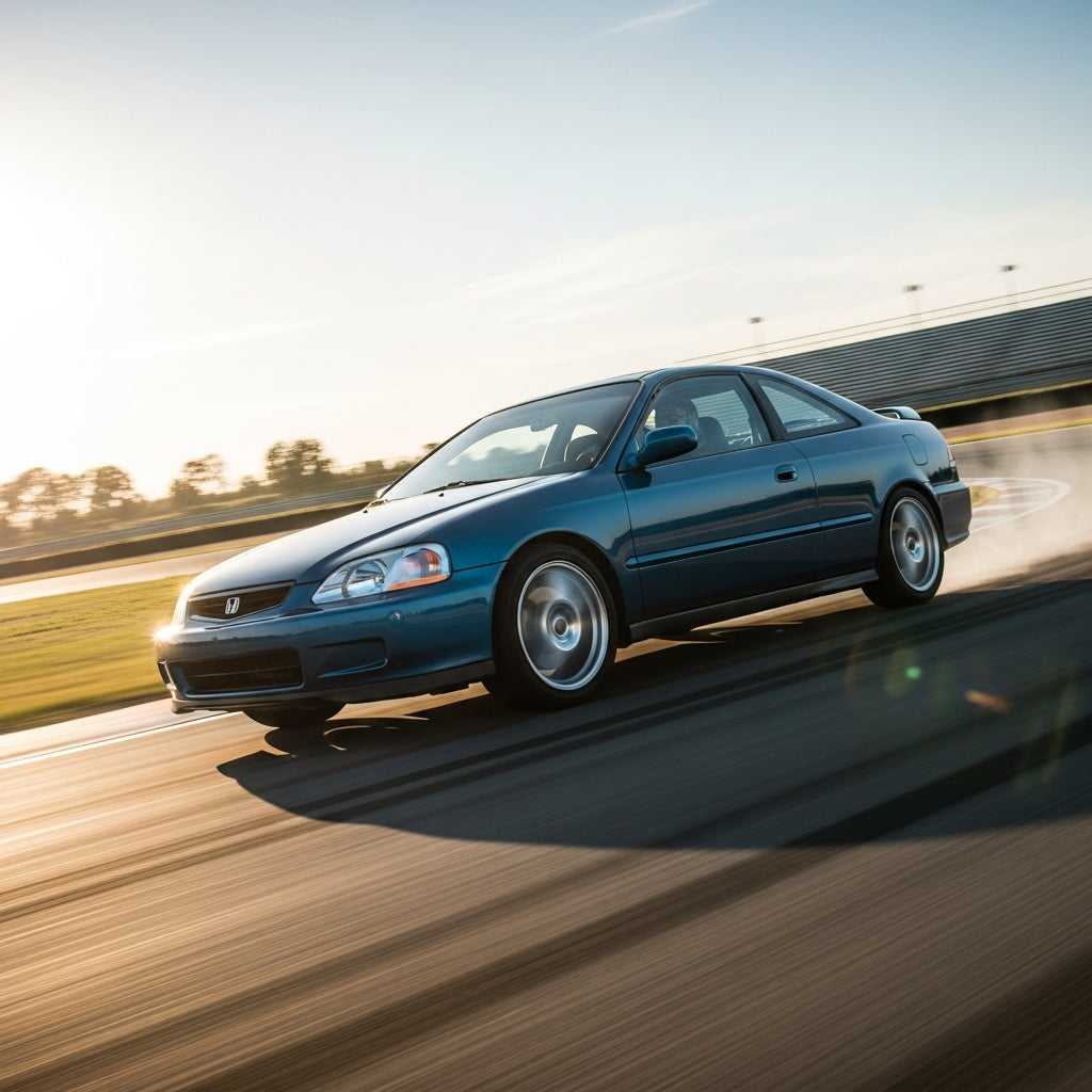 Action Shot: Honda Accord Driving Fast