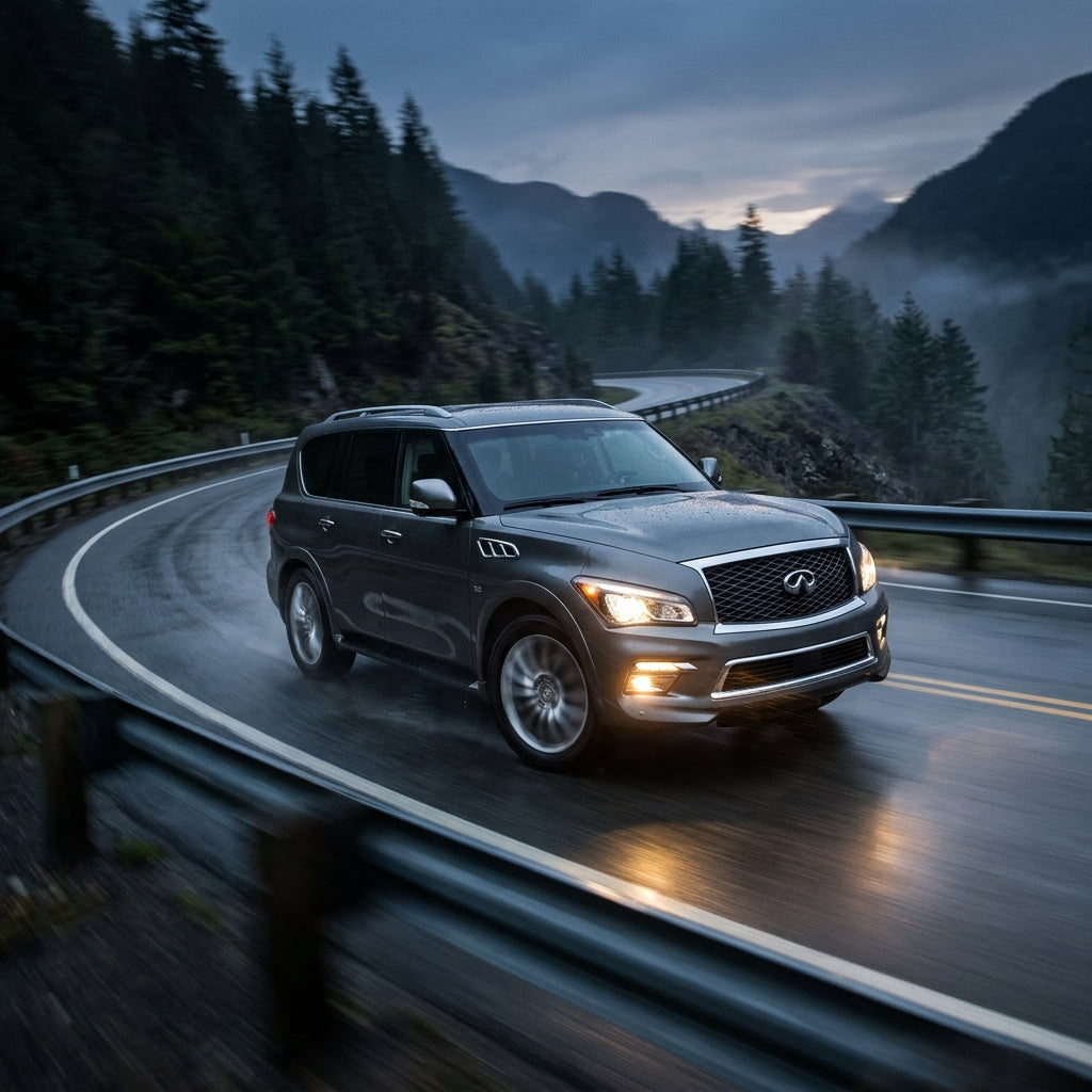 Action Shot: Infiniti QX80