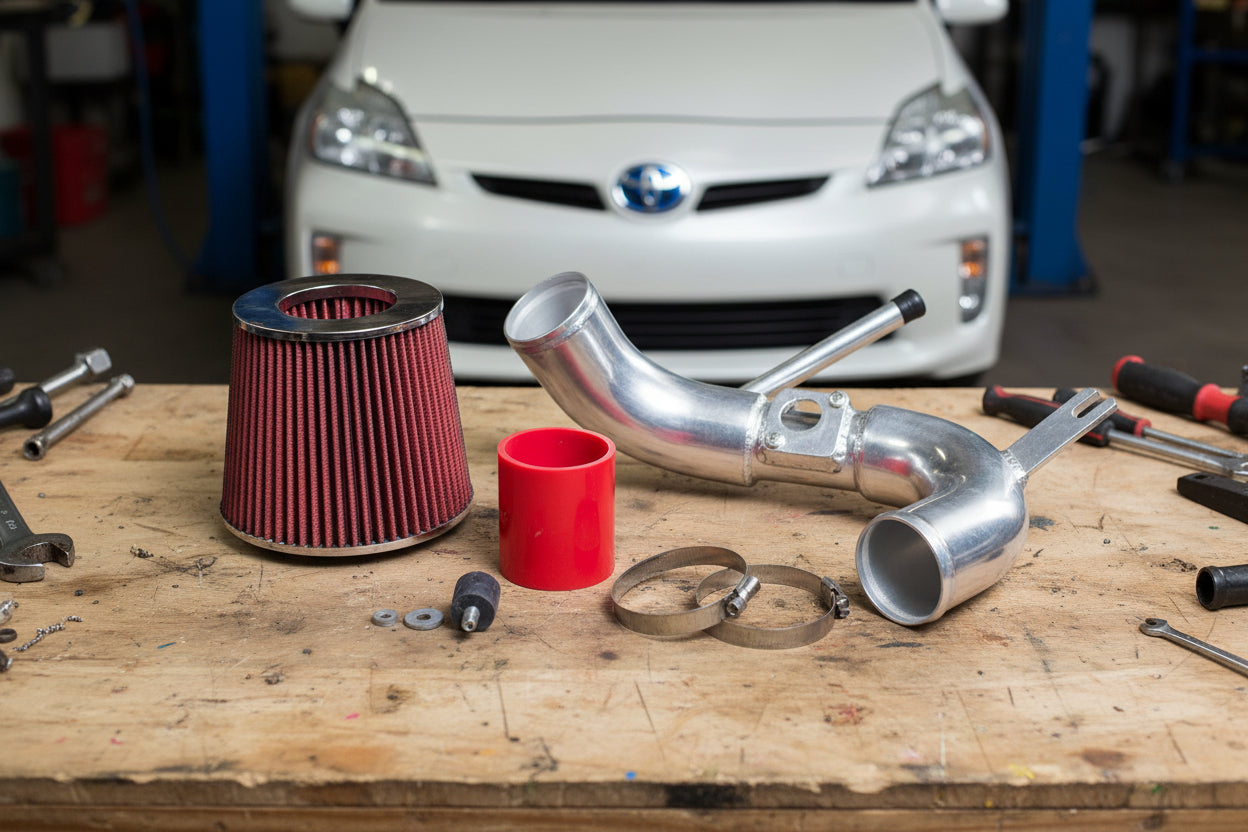 Performance Air Intake For Toyota Prius (2010-2013) with 1.8L Engine Red Default Title