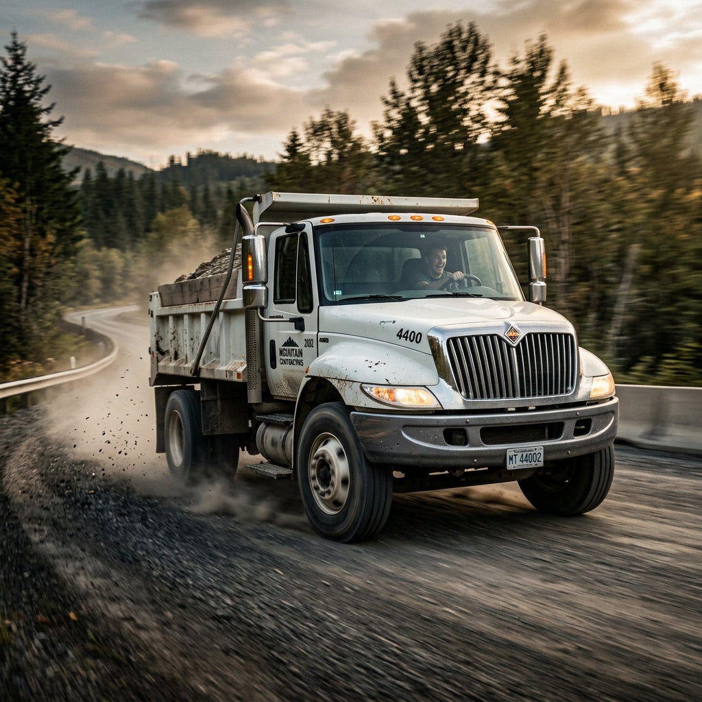 Action Shot: International 4400 Driving Fast
