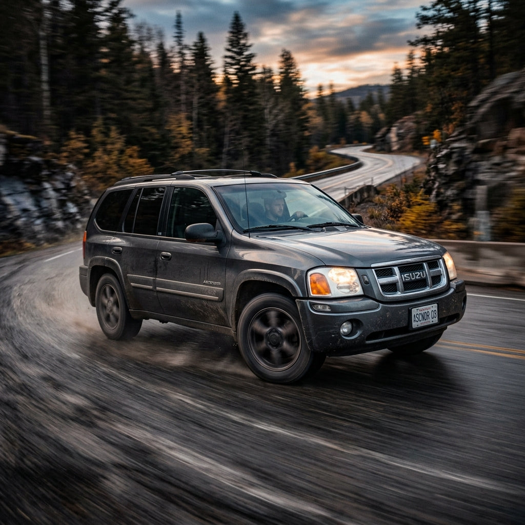 Action Shot: Isuzu Ascender Driving Fast
