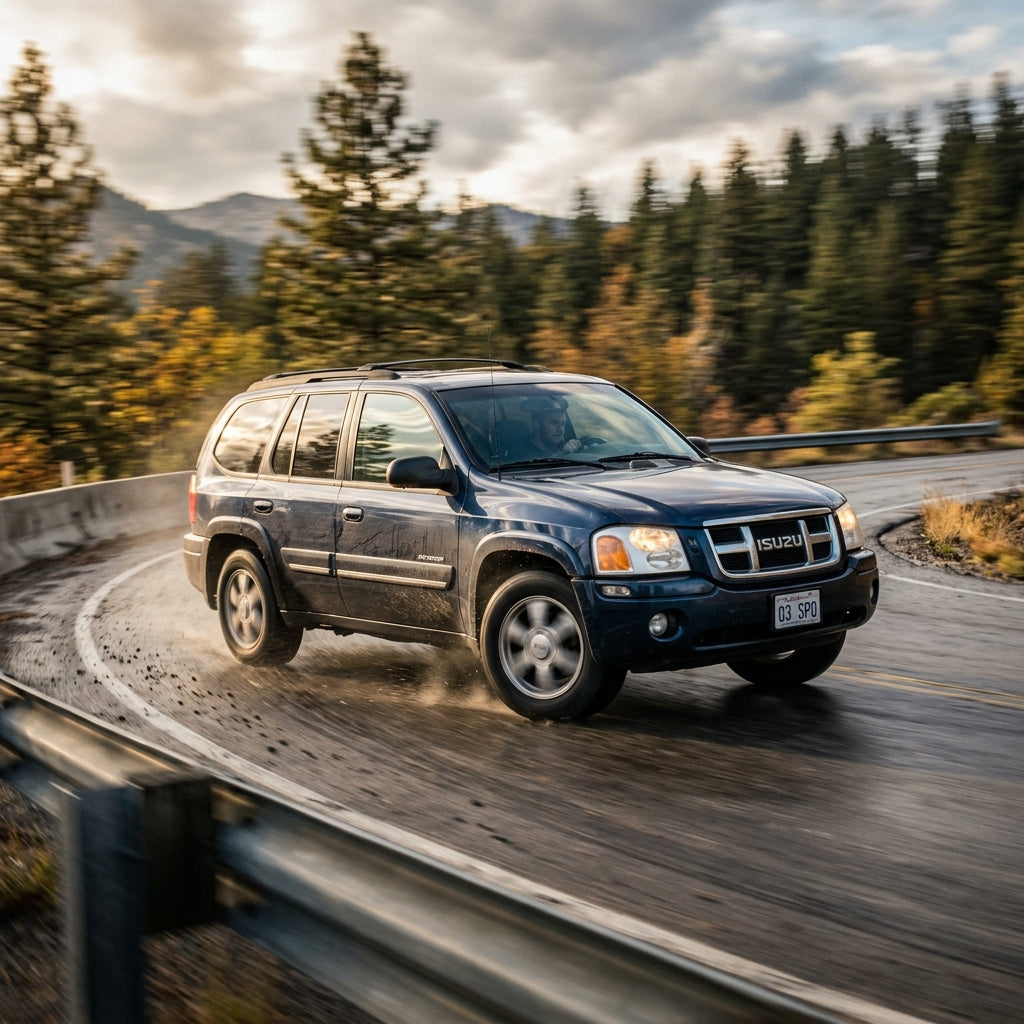 Action Shot: Isuzu Ascender Driving Fast