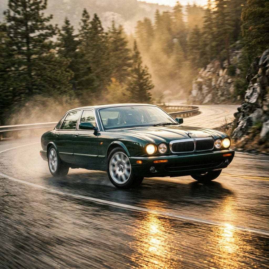 Action Shot: Jaguar XJ8