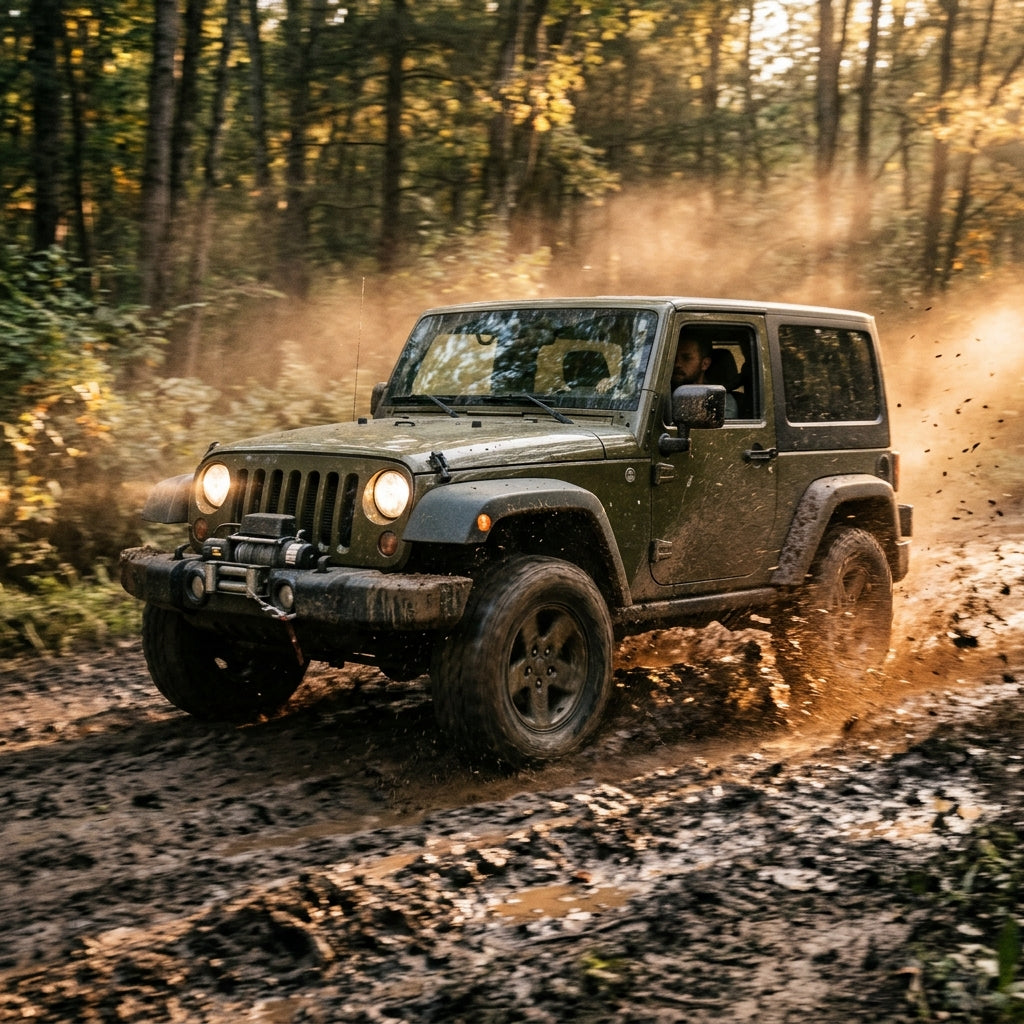 Action Shot: Jeep Wrangler