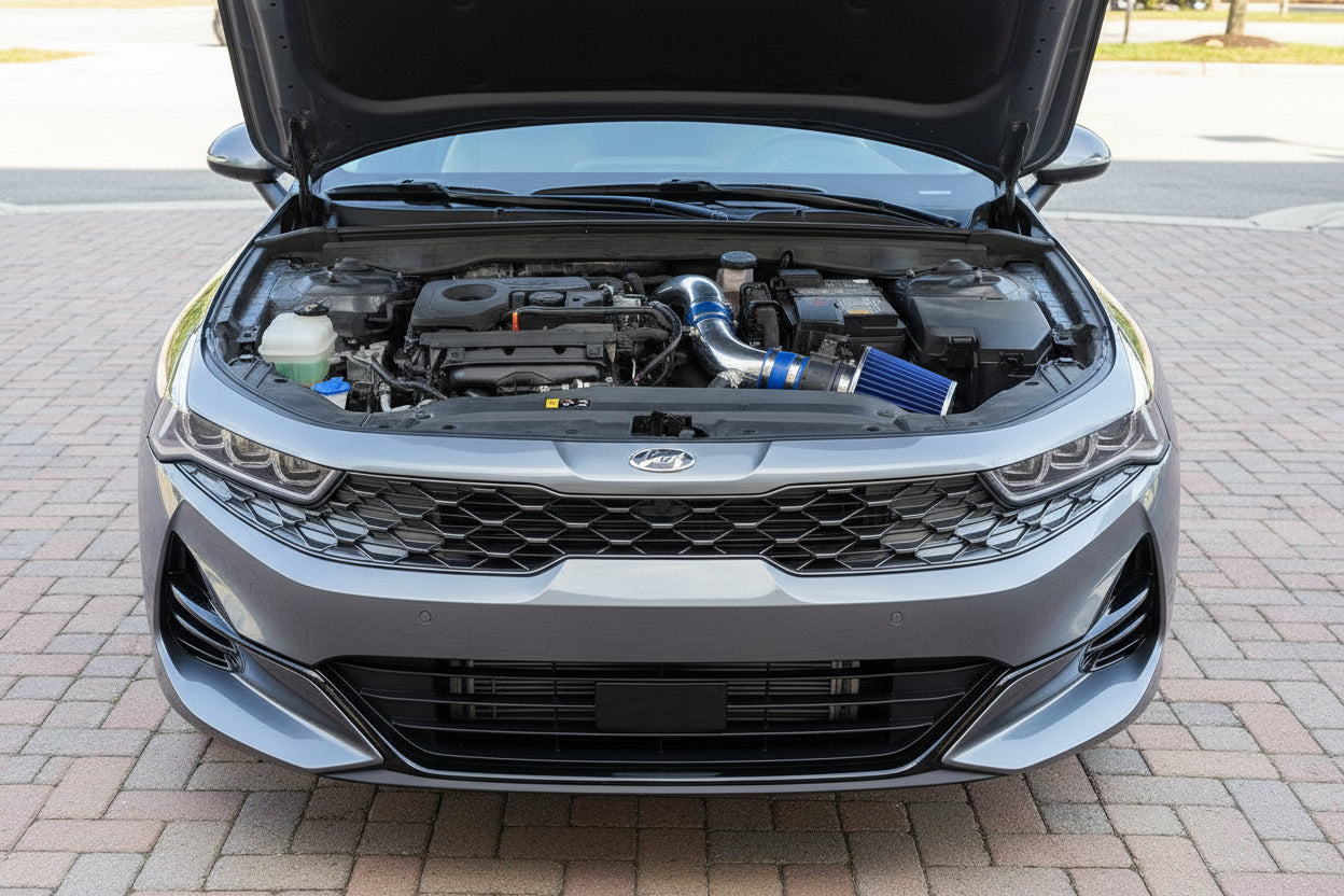 Create an image of Kia K5 2023 EX, LX and LXS GT-L 1.6L Turbo