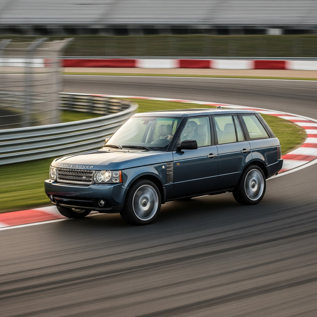 Action Shot: Land Rover Range Rover Driving Fast