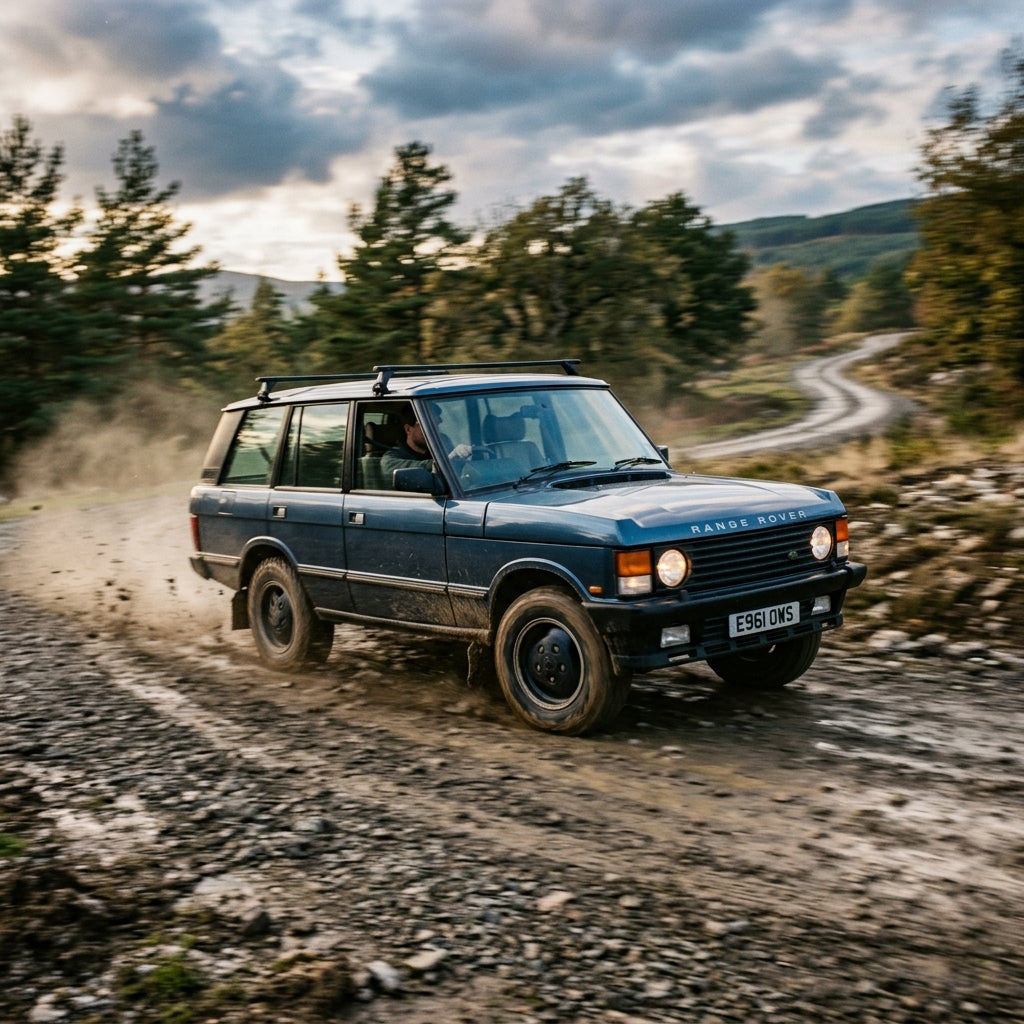 Action Shot: Land Rover Range Rover Driving Fast