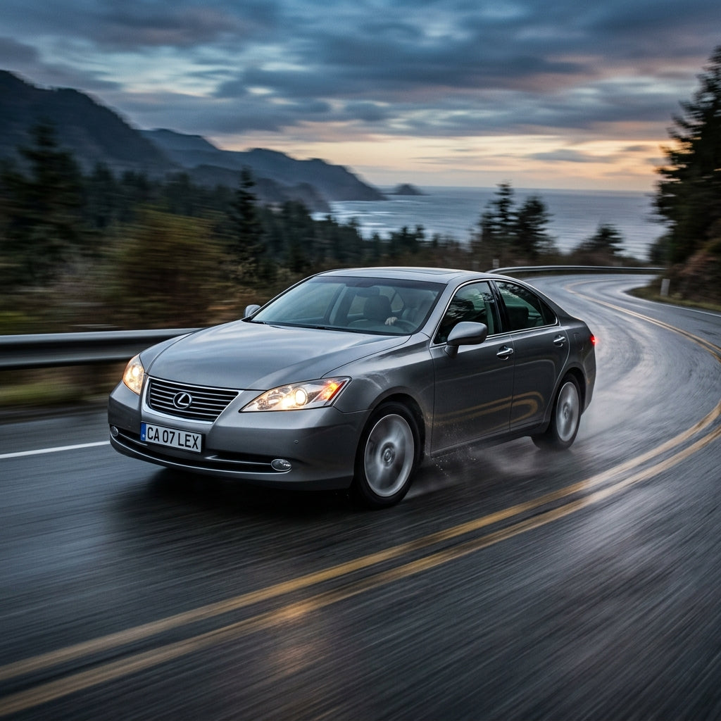 Action Shot: Lexus ES Driving Fast
