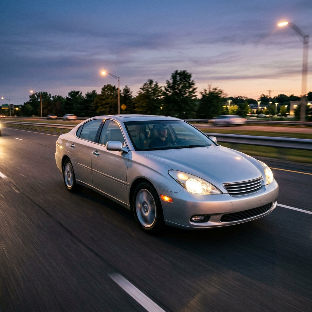 Action Shot: Lexus ES,RX Driving Fast