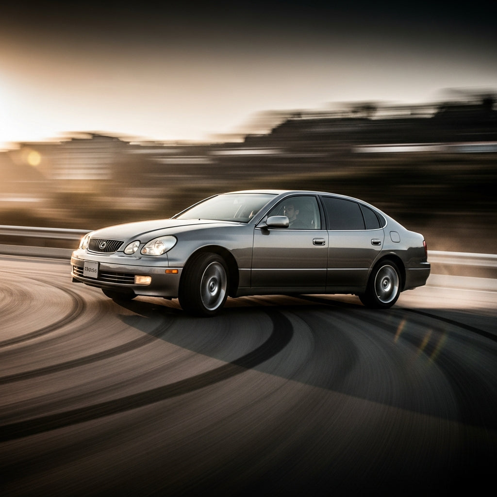 Action Shot: Lexus GS Driving Fast