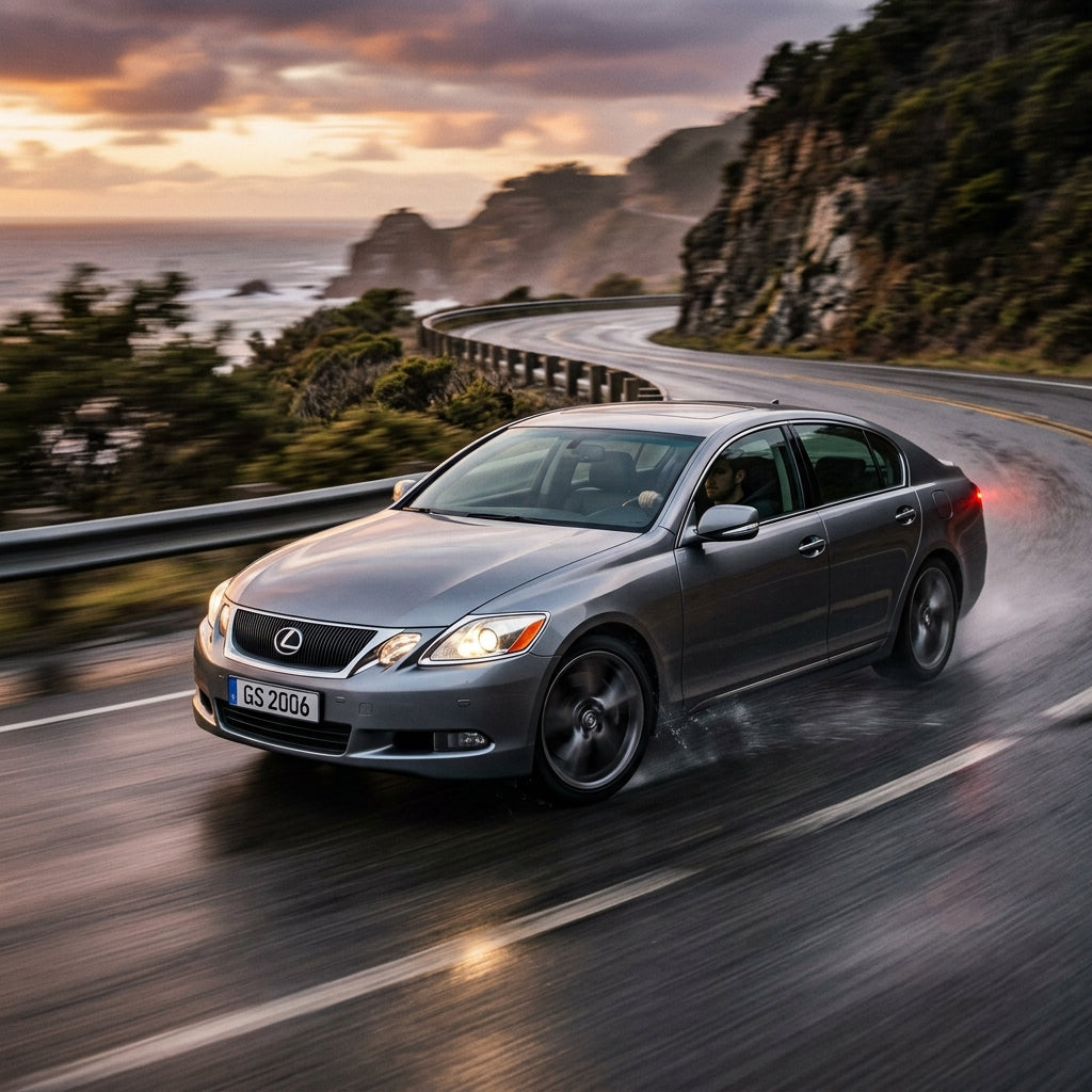 Action Shot: Lexus GS Driving Fast