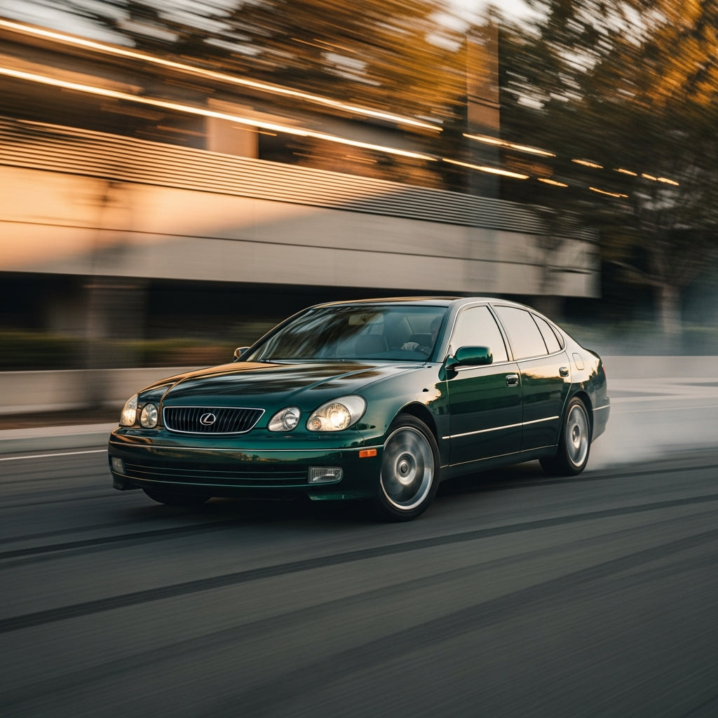 Action Shot: Lexus GS Driving Fast