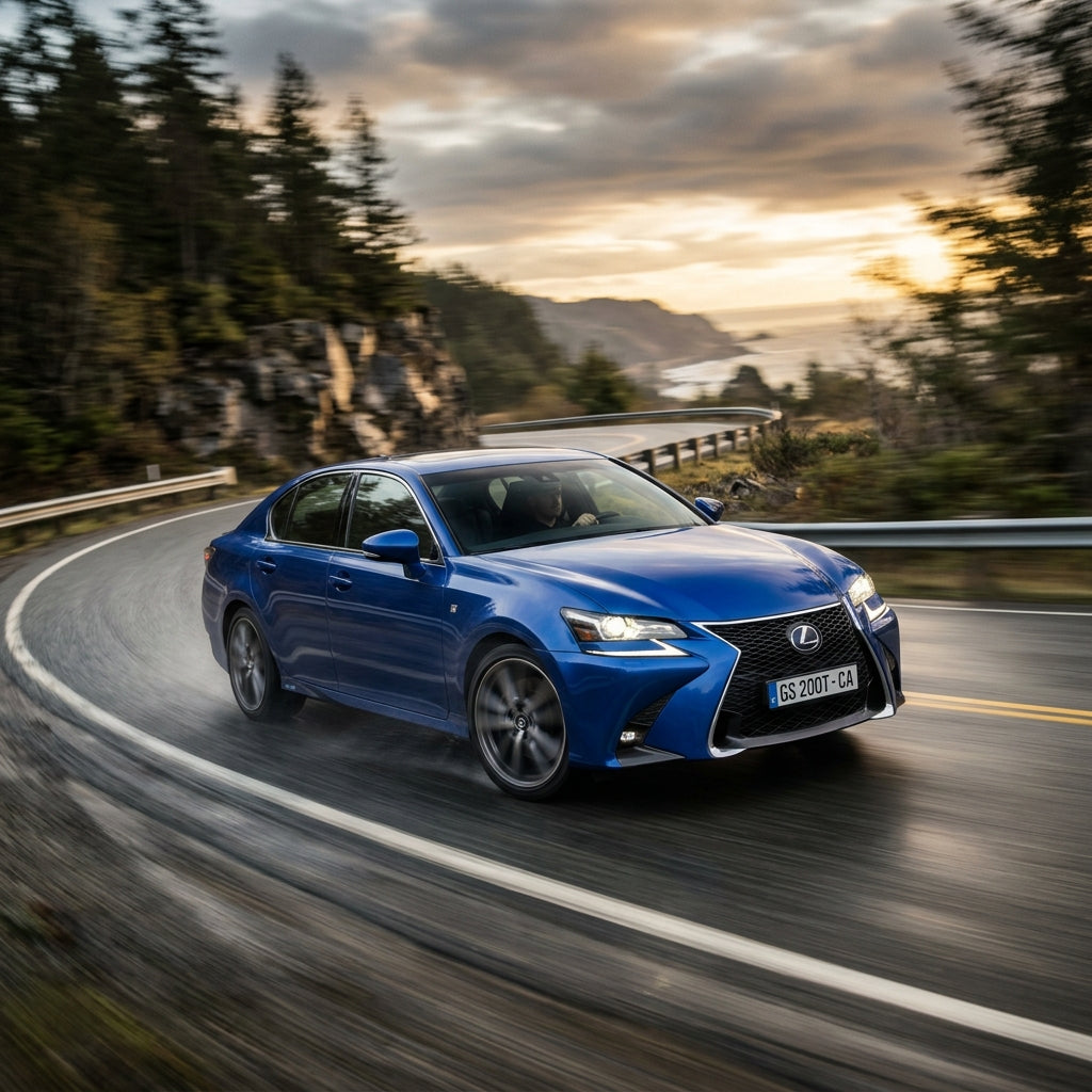 Action Shot: Lexus GS200t Driving Fast