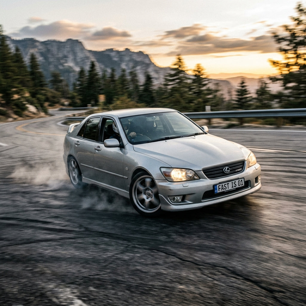 Action Shot: Lexus IS Driving Fast