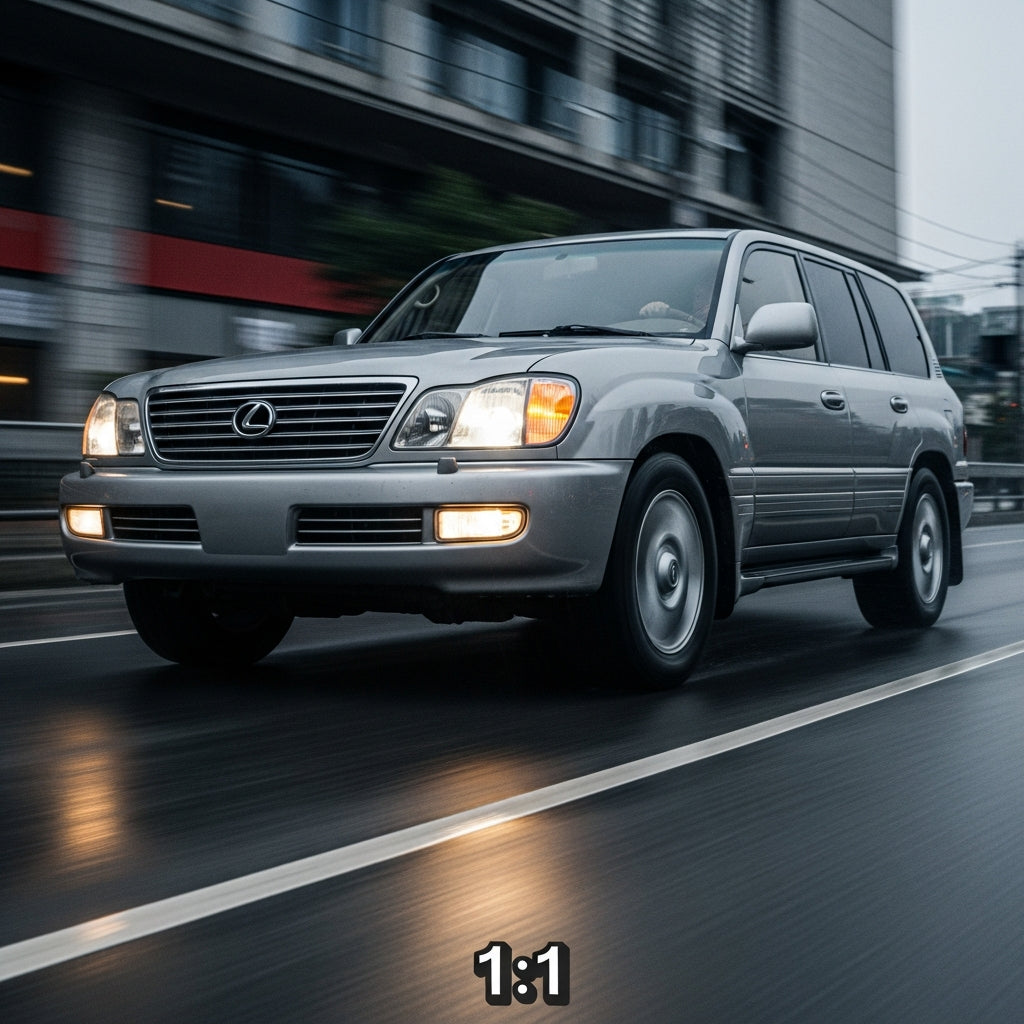 Action Shot: Lexus LX Driving Fast