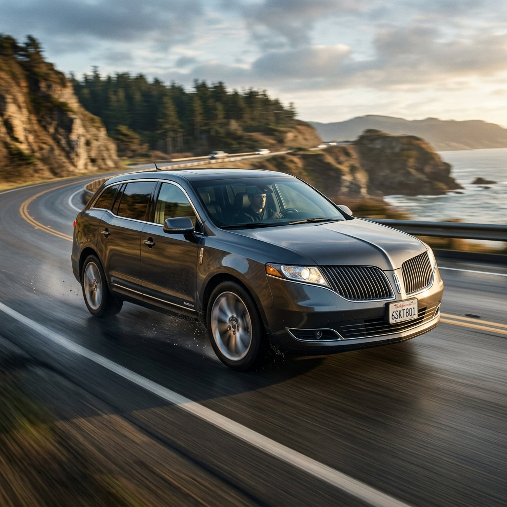 Action Shot: Lincoln MKT Driving Fast