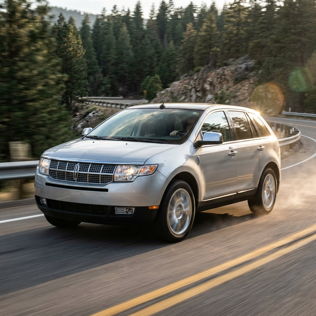 Action Shot: Lincoln MKX Driving Fast