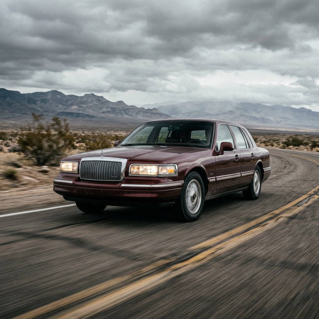 Action Shot: Lincoln Town Car