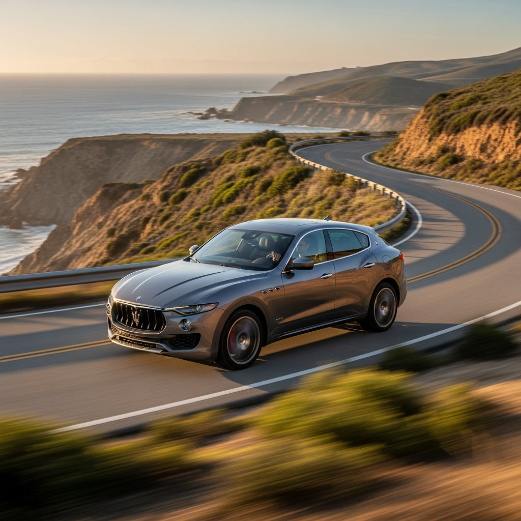 Action Shot: Maserati Levante Driving Fast