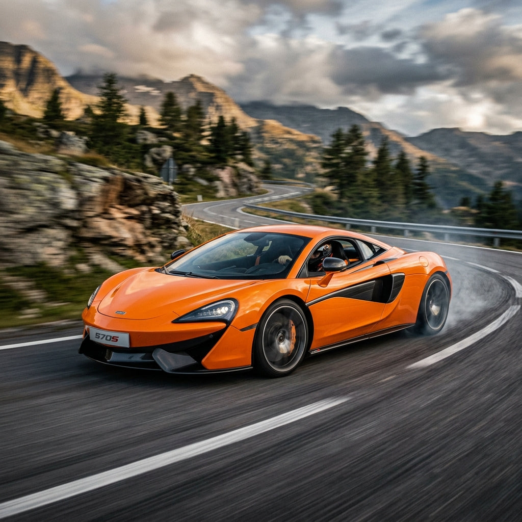 Action Shot: McLaren 540C,570S,570GT,720S Driving Fast