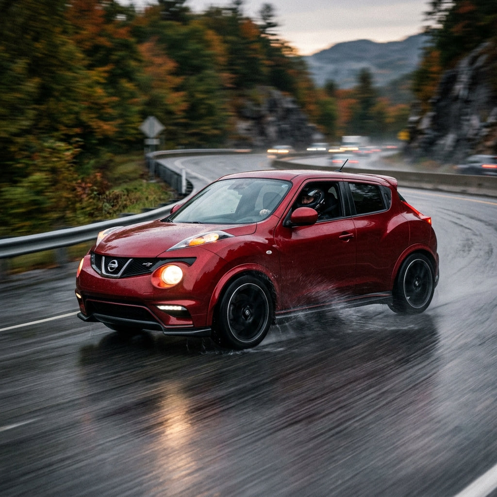 Action Shot: Nissan Juke Driving Fast
