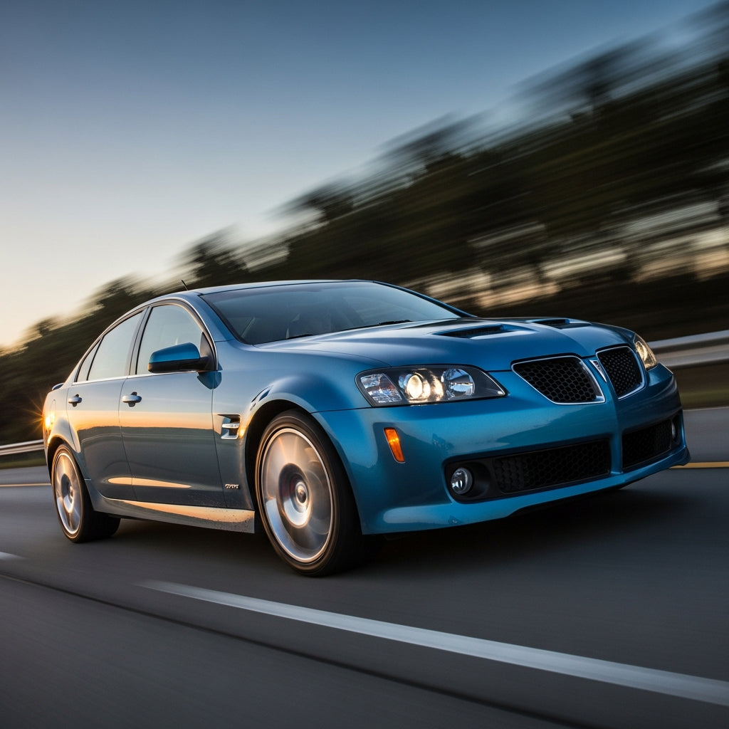 Action Shot: Pontiac G8 Driving Fast