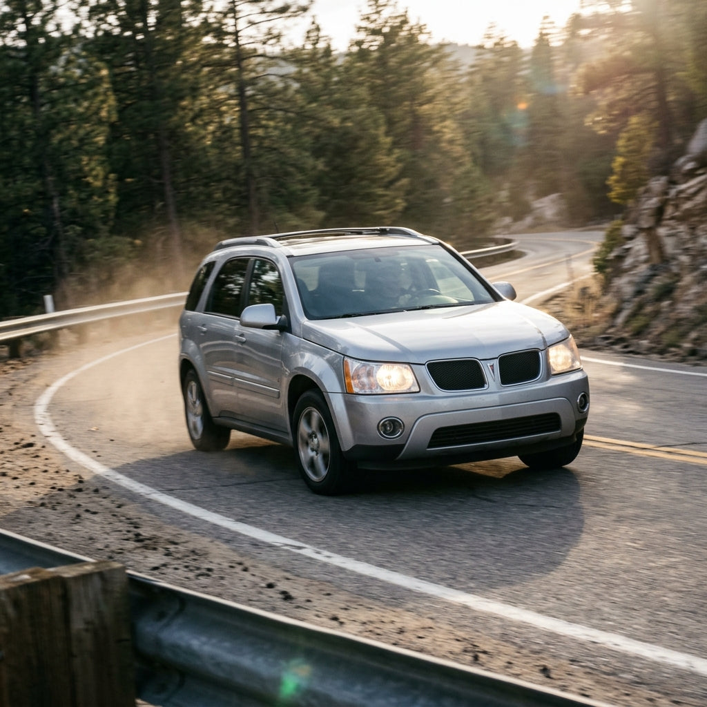 Action Shot: Pontiac Torrent Driving Fast