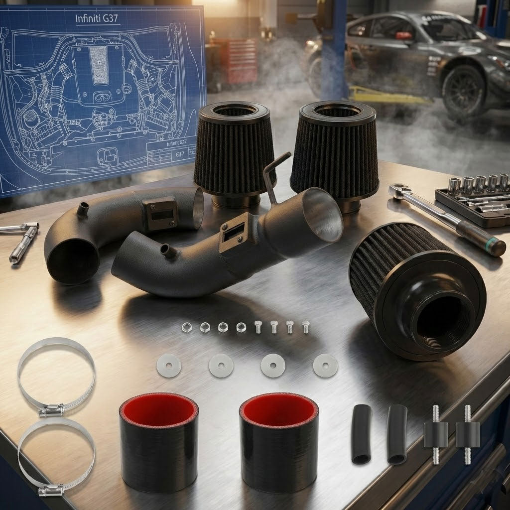 Admission d'air froid pour Infiniti Q50 (2014-2015), G37 (2009-2013) et G35 (2007-2008), moteur 3,7 L