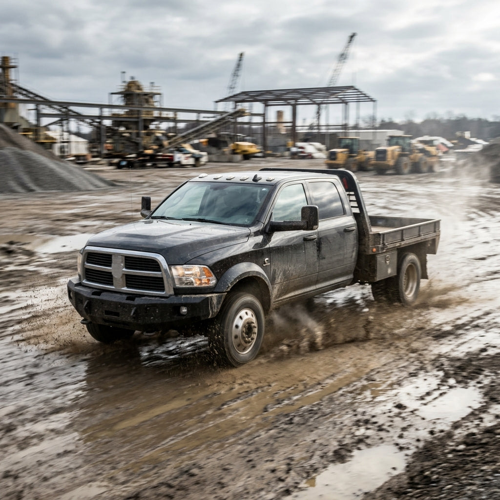 Action Shot: RAM 4500 Driving Fast