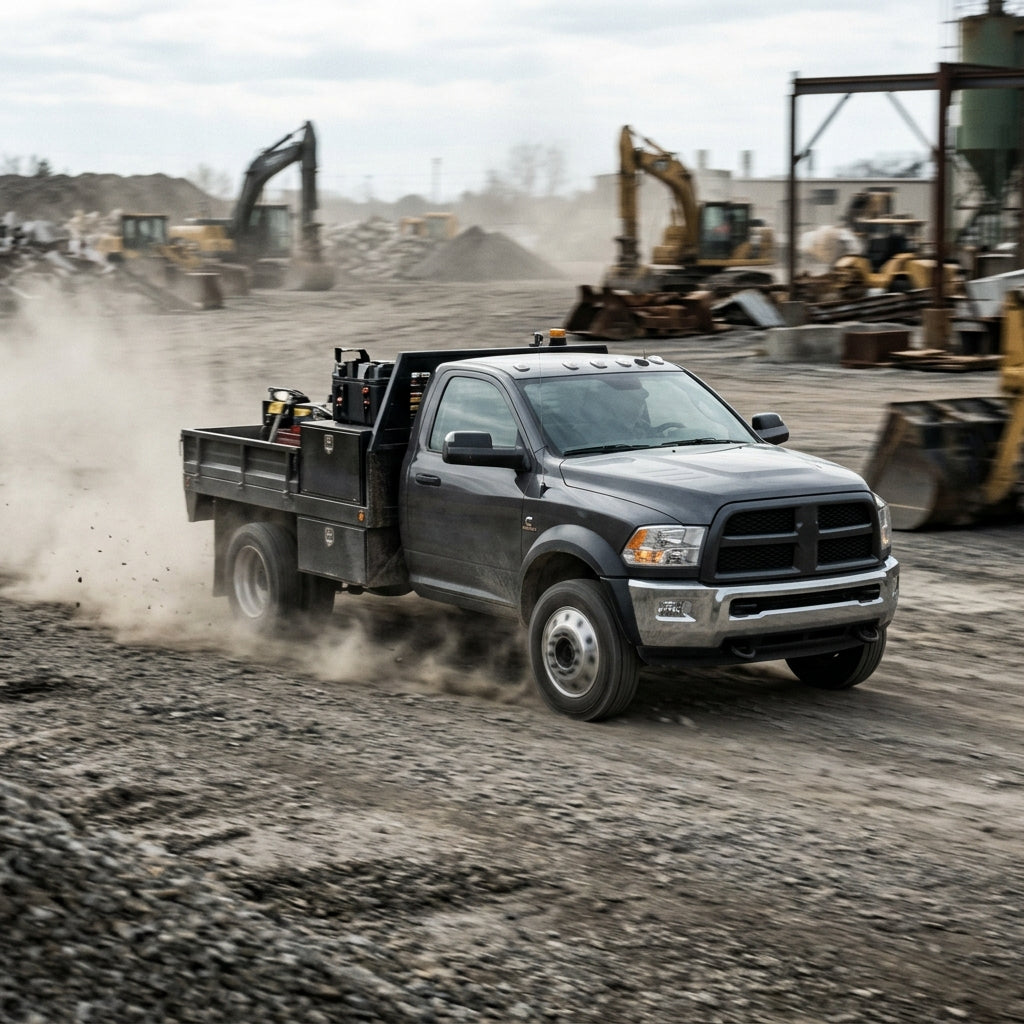 Action Shot: RAM 4500 Driving Fast