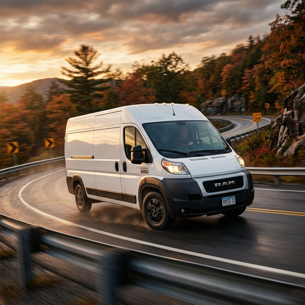Action Shot: RAM ProMaster Driving Fast
