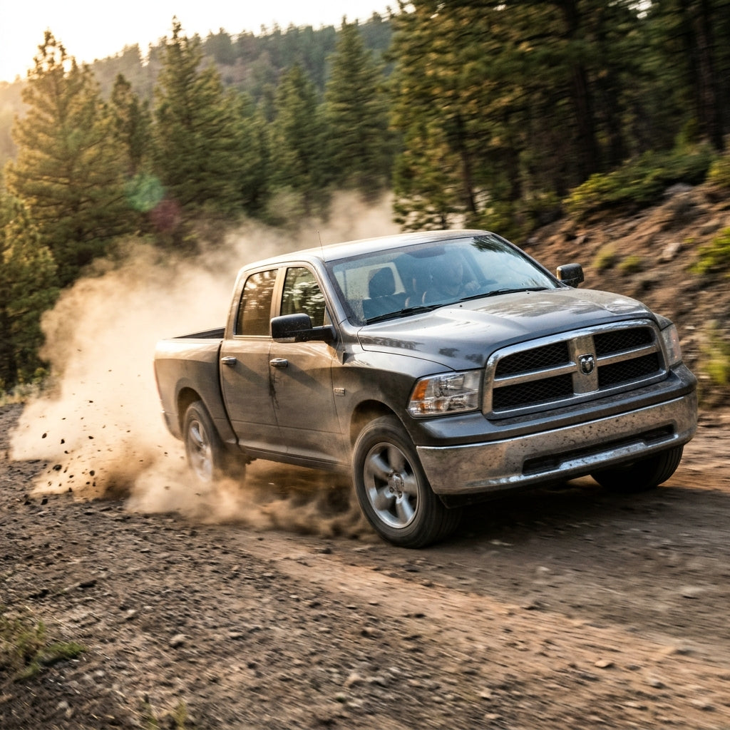 Action Shot: Ram 1500 Driving Fast