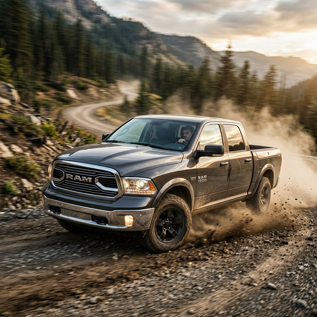 Action Shot: Ram 1500 Driving Fast