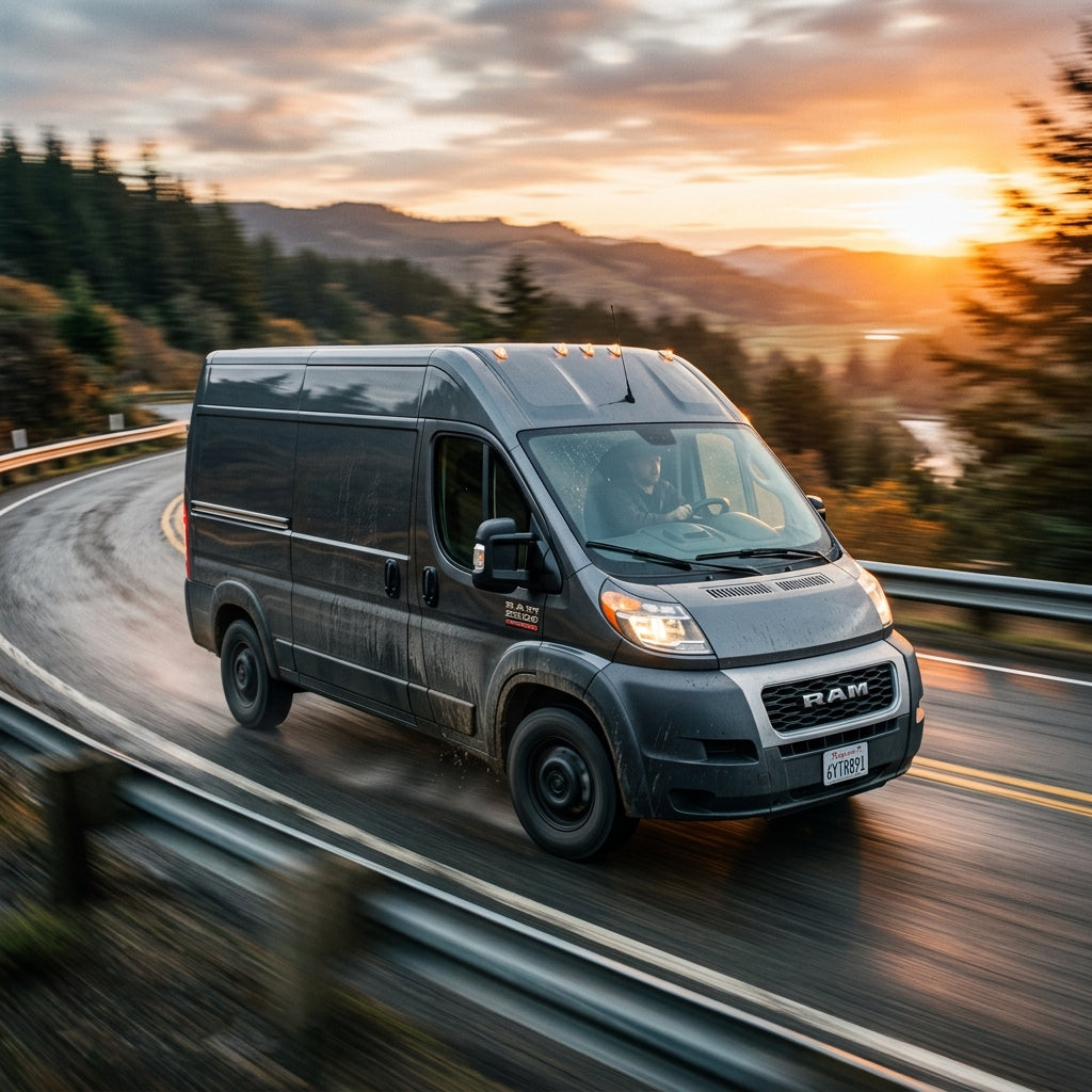 Action Shot: Ram ProMaster 1500,ProMaster 2500,ProMaster 3500 Driving Fast
