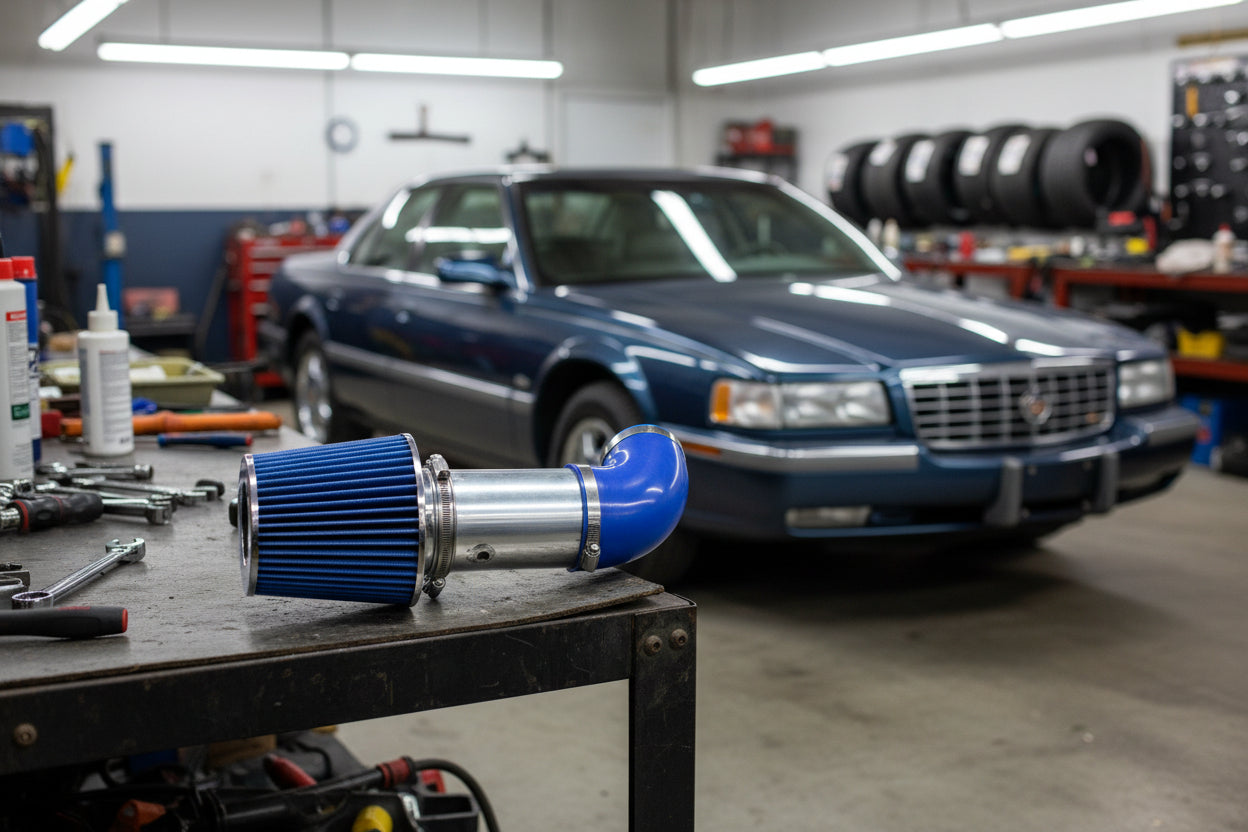 Performance Air Intake for Cadillac El Dorado(1996-1998) with 4.6L Engine Blue Default Title