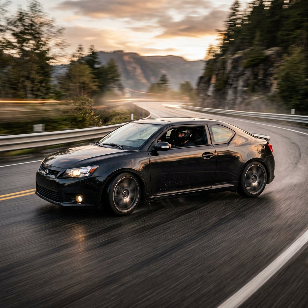Action Shot: Scion tC Driving Fast