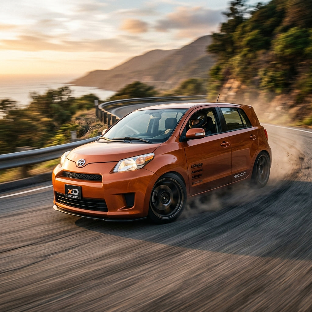 Action Shot: Scion xD Driving Fast