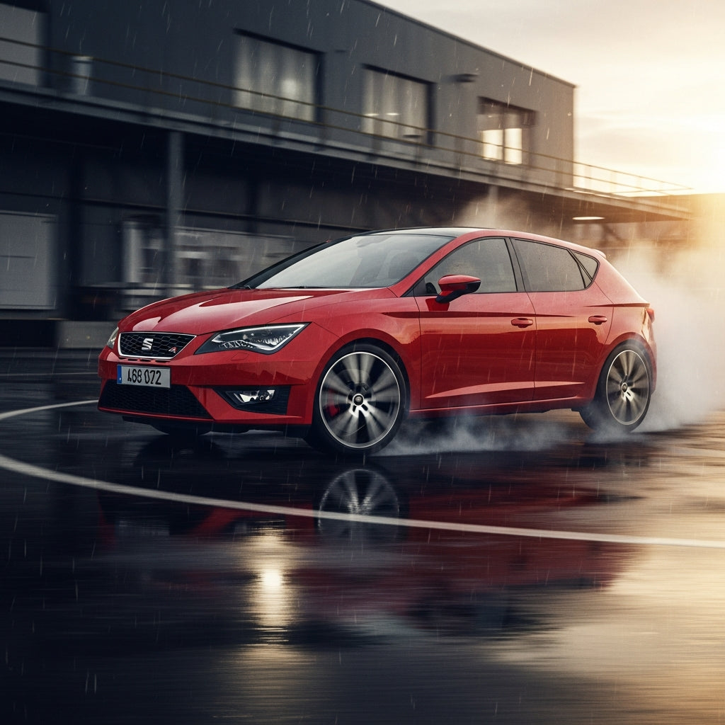 Action Shot: Seat Leon Driving Fast