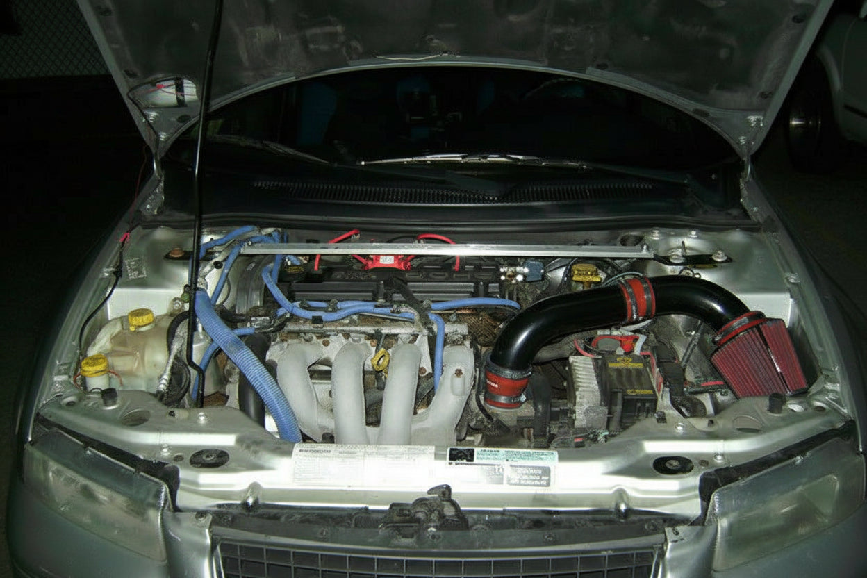 Performance Air Intake For Chrysler Cirrus (1995-2000) with 2.0L 2.4L L4 Engine Red
